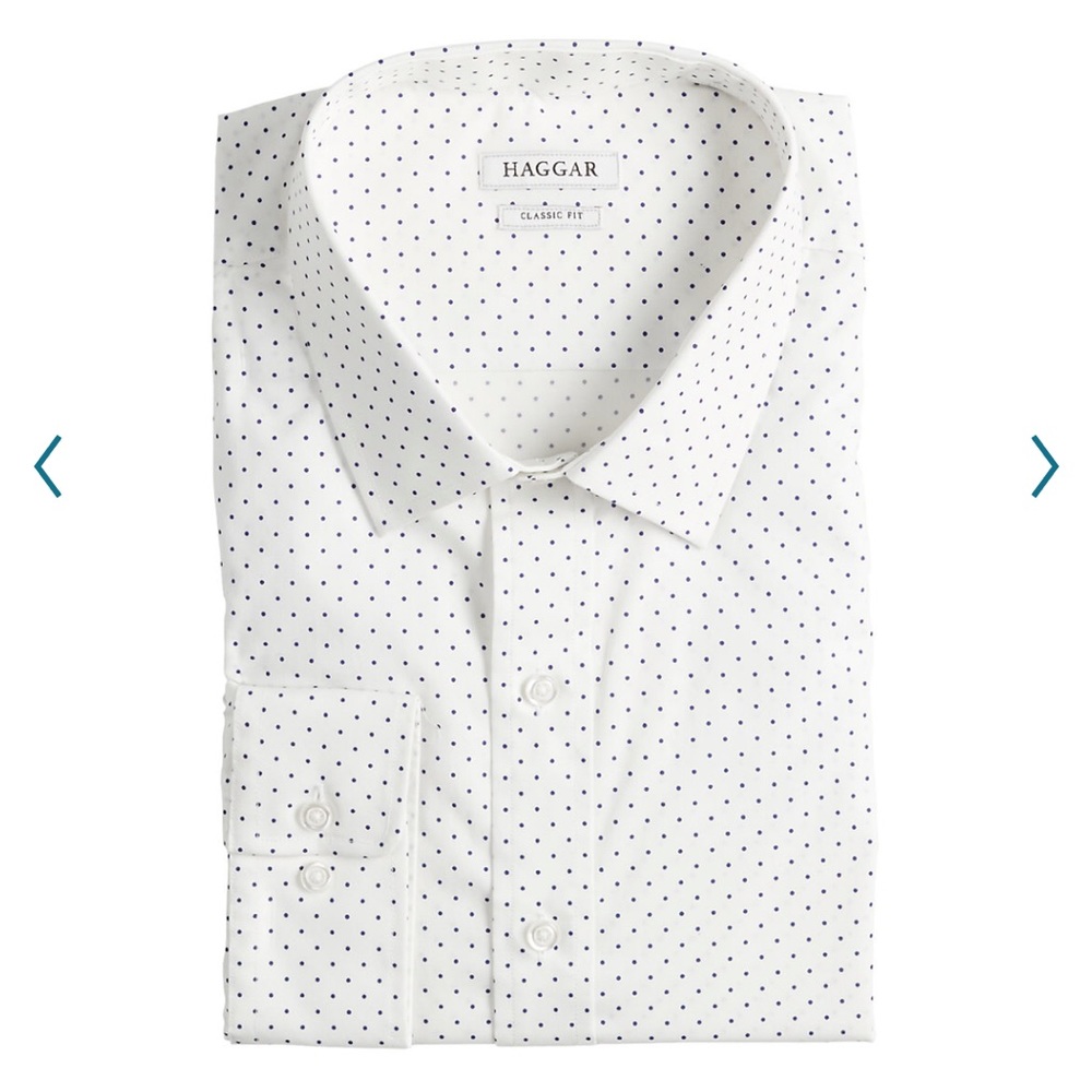 Big & Tall Haggar Premuim Comfort Spread-Collar Dress Shirt